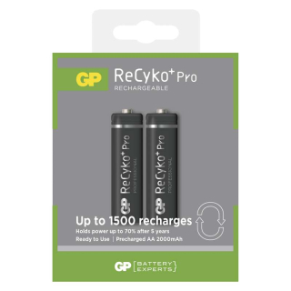 Nabíjecí baterie GP ReCyko+ Pro Professional HR6 (AA), 2 ks