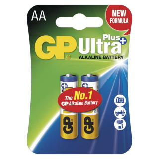 Alkalická baterie GP Ultra Plus LR6 (AA), 2 ks