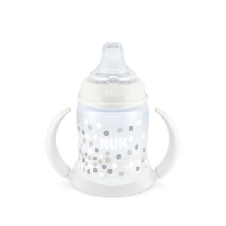 NUK FC lahvička na učení PP 150ml, SI pítko, bílá