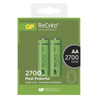 Nabíjecí baterie GP ReCyko+ 2700 HR6 (AA), 2 ks